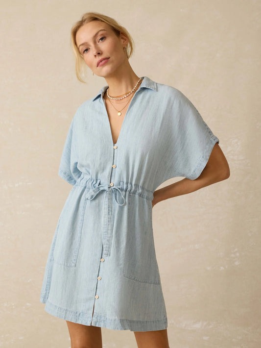 GYADIKYAN-Tried & True Chambray Oakley Dress